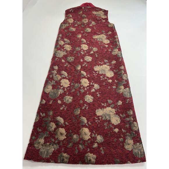 VELVART Long Rothko Vest in Red - Picture 6 of 7